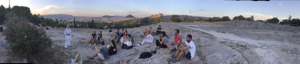 Το ΚΟΣΜΟΠΟΛΙΣ στην Πνύκα, στο Λόφο Νυμφών, για το «Ματωμένο Φεγγάρι» και μια μοναδική συζήτηση για τον «Προμηθέα Δεσμώτη» και τα κρυφά νοήματά του (27/7/2018)!