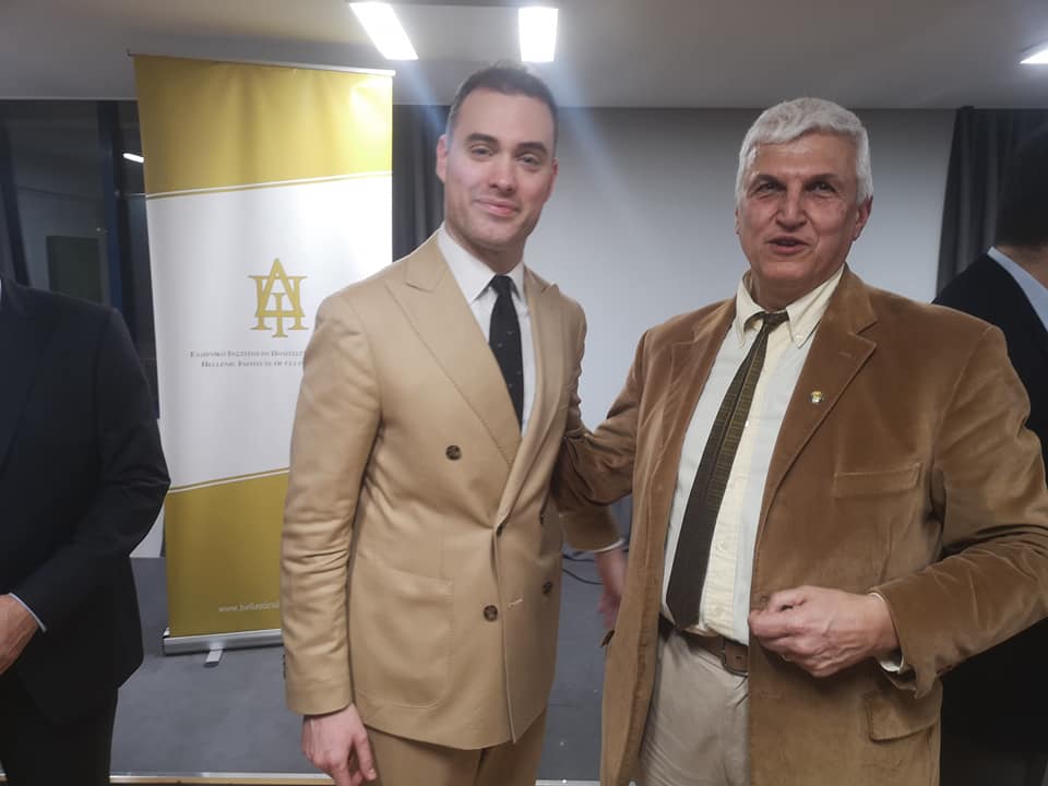 Στην κοπή πίτας του Ελληνικού Ινστιτούτου Πολιτιστικής Διπλωματίας