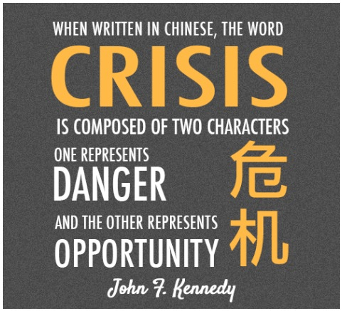 Κρίση = «Κίνδυνος», αλλά και&nbsp;«Ευκαιρία»!